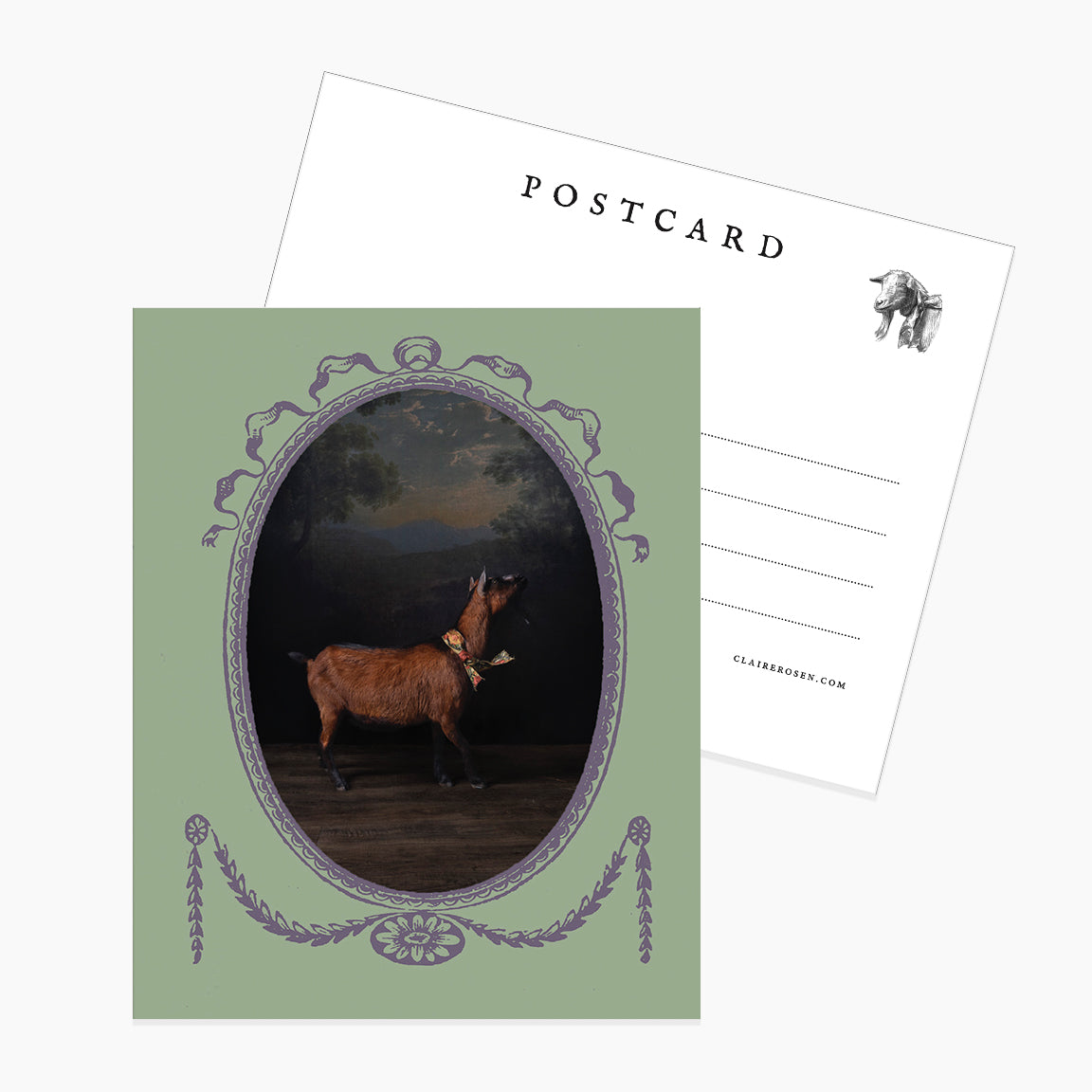 Postcard: Framed Oonagh by Claire Rosen