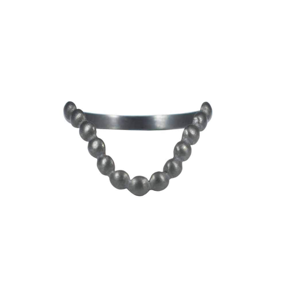 Large Deep Curve Ring by Mary Forst