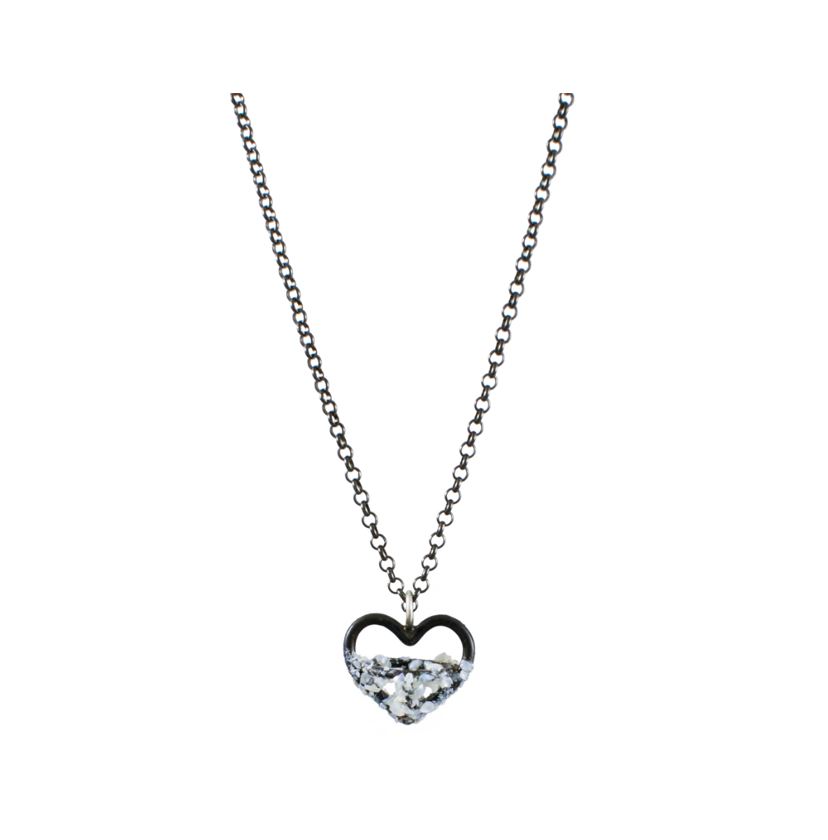 Small Cage Heart Pendant by Mary Forst