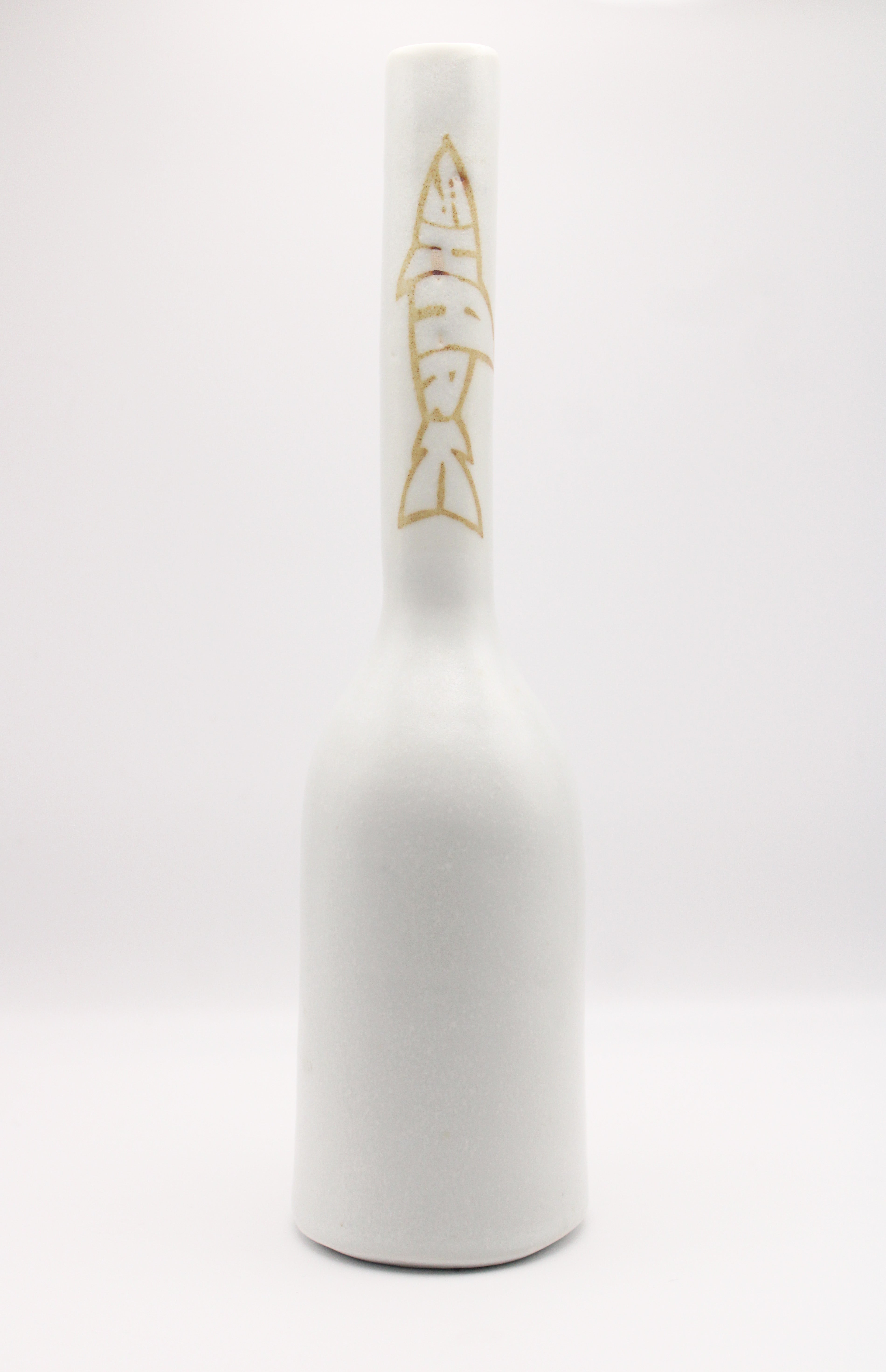 Shark Bottle 1 (long neck) by Lynne Berman