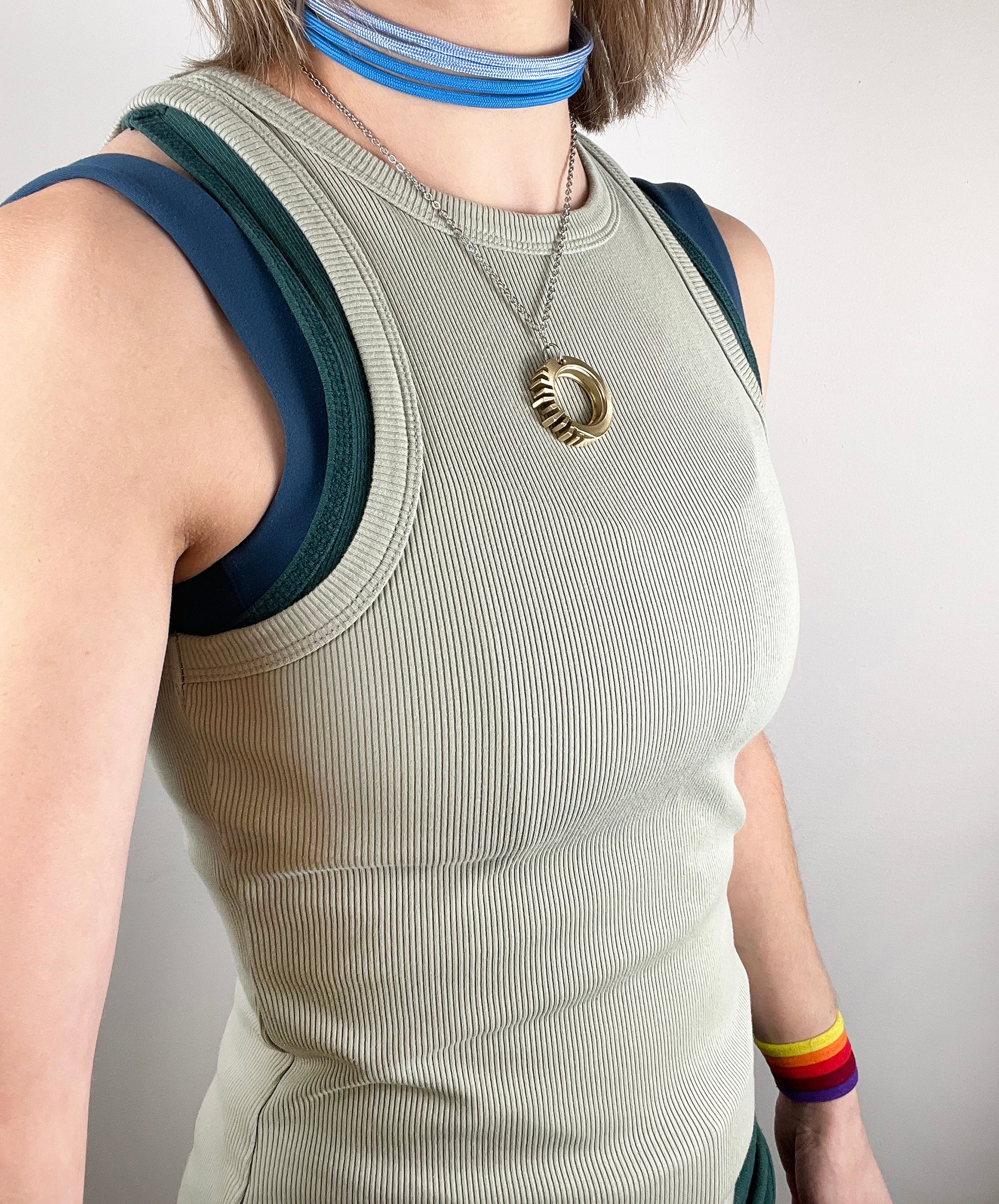 Gear Ring Pendant by Kathleen Studebaker