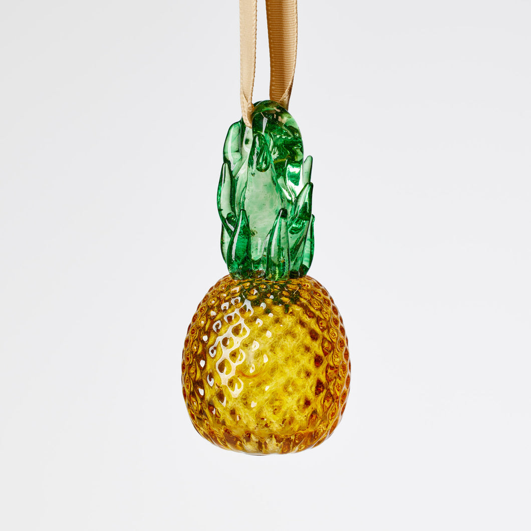 Pineapple Ornament by Antolini Glass