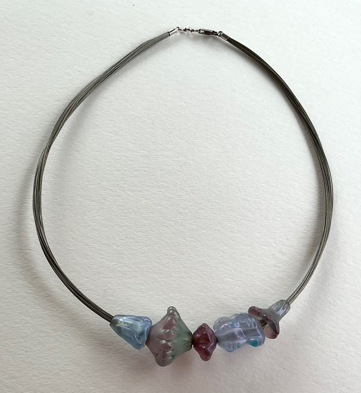 Mini Marine Life Necklace - Blue, Lavender, Amethyst by Patti Dougherty