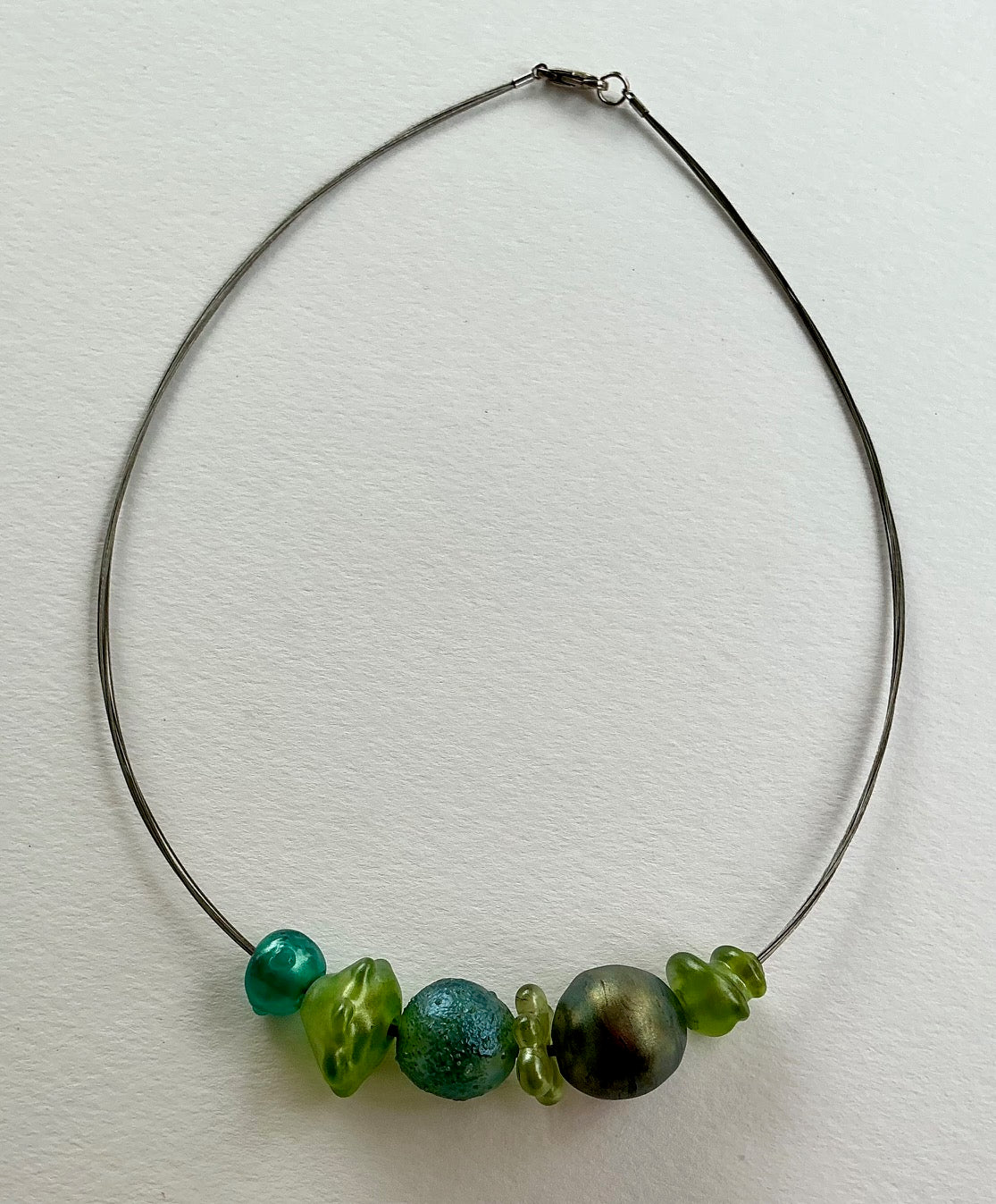 Mini Marine Life Necklace - Greens by Patti Dougherty