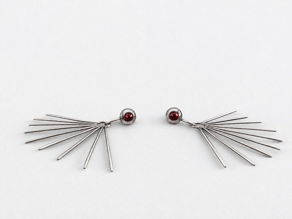 Keep Your Distance Earrings by Nini Mosiashvili