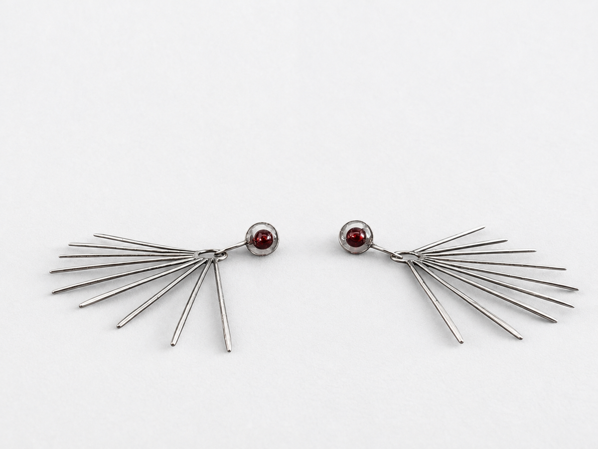 Keep Your Distance Earrings by Nini Mosiashvili