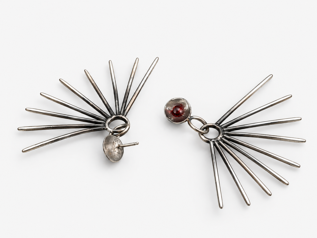 Keep Your Distance Earrings by Nini Mosiashvili