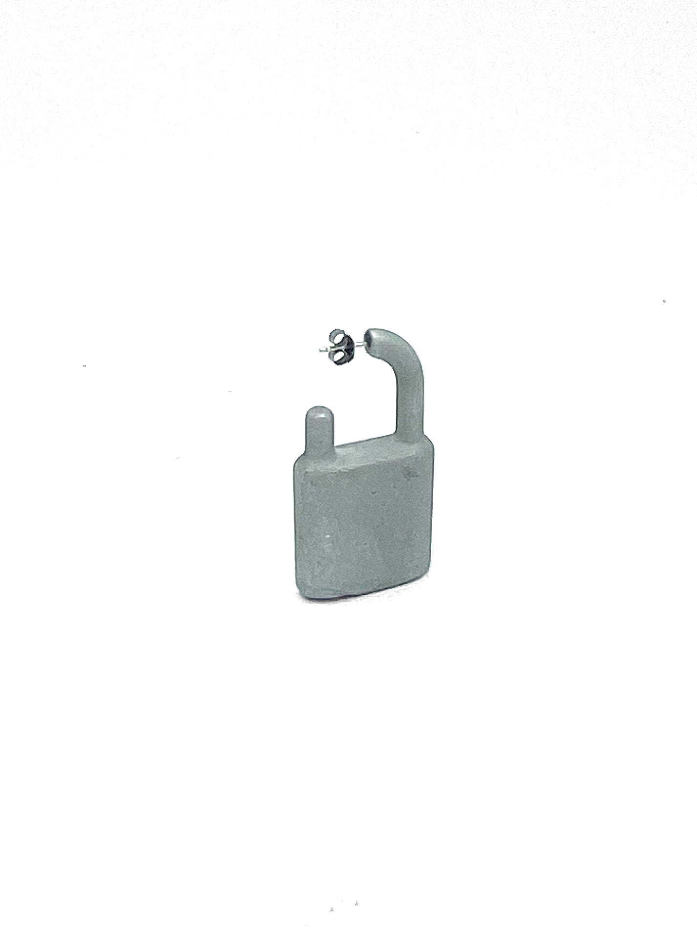 Lock Earrings by Zach Mellman-Carsey
