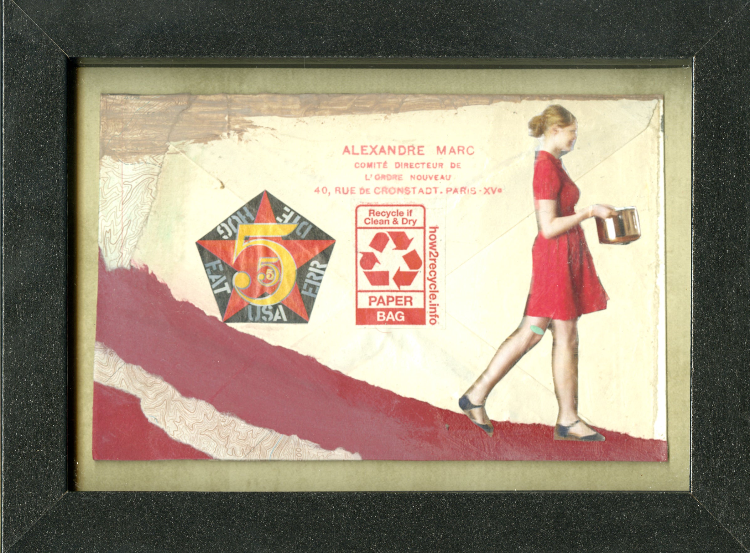Postcard Collage 4 by Stephen Millner
