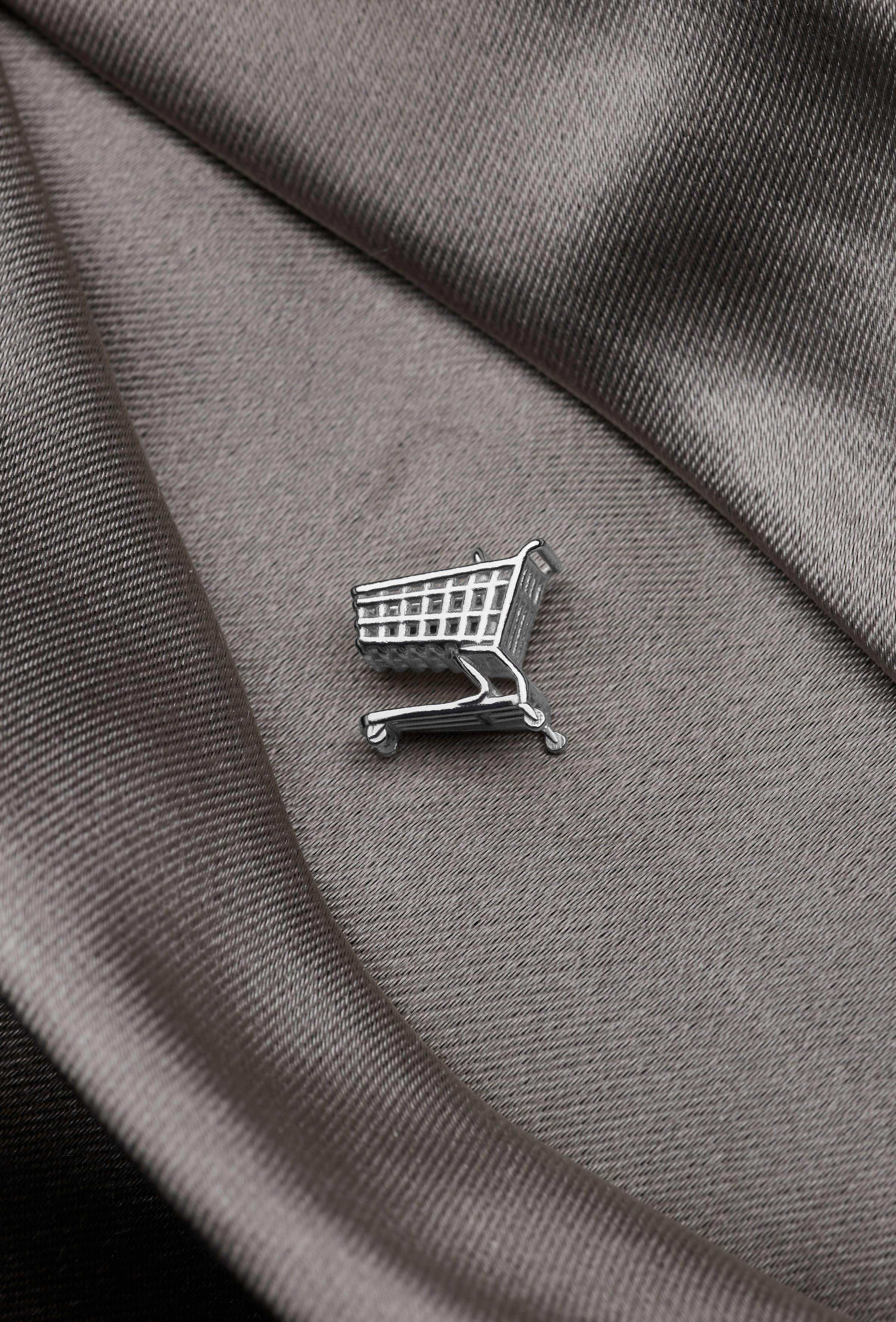Cartrageous Lapel Pin/Tie Tack by Deanna McLaughlin