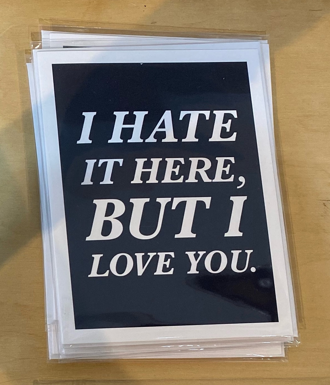 I Hate It Here Greeting Card by Scott Holford