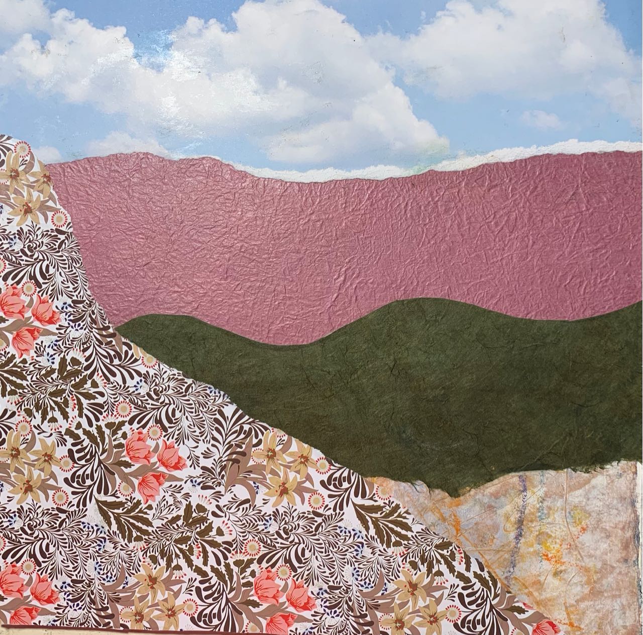 Countryside Collage 3 by Linda Dubin Garfield