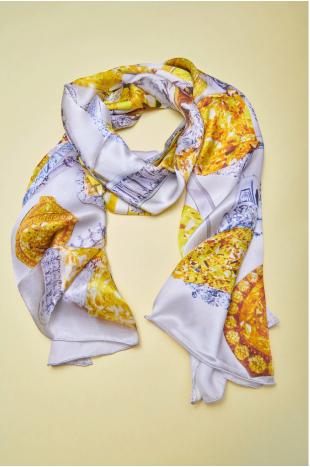 Topaz Scarf by John Wind x Leila Cartier