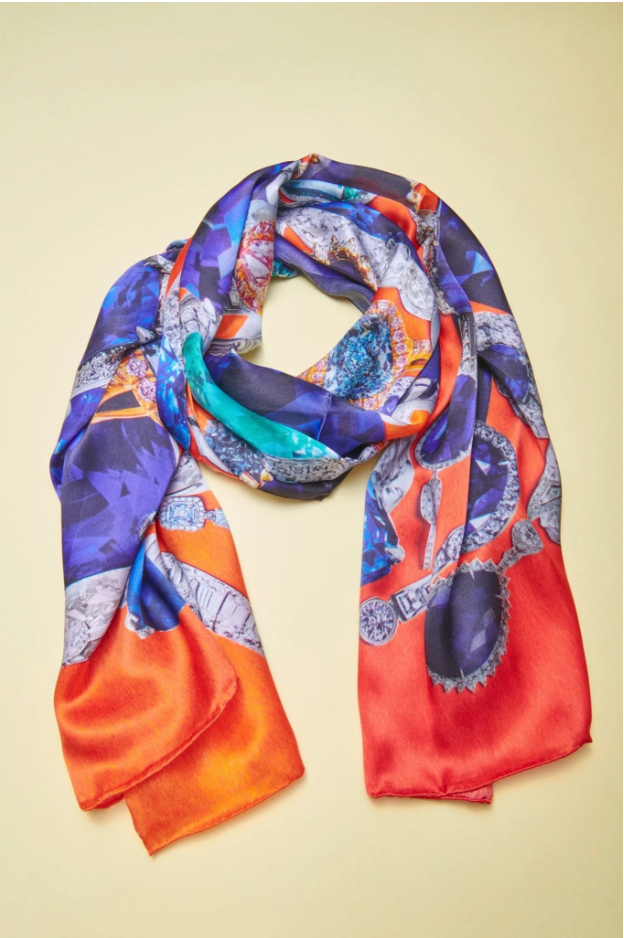 Sapphire Scarf by John Wind x Leila Cartier