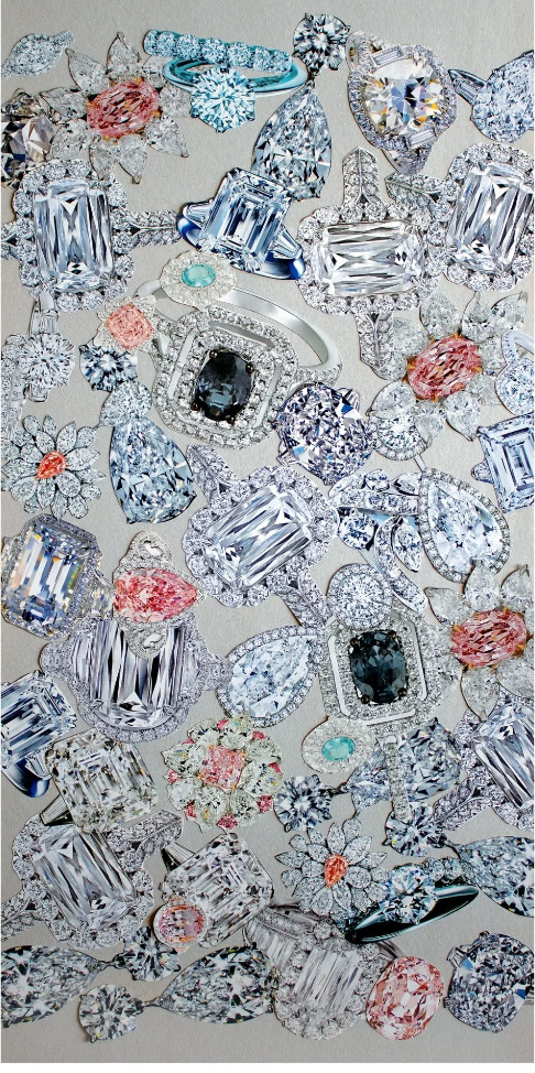 Diamond Scarf by John Wind x Leila Cartier