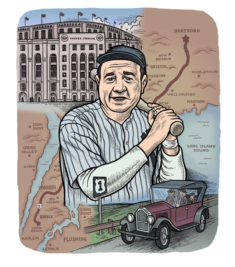 Babe Ruth Print by Mario Zucca