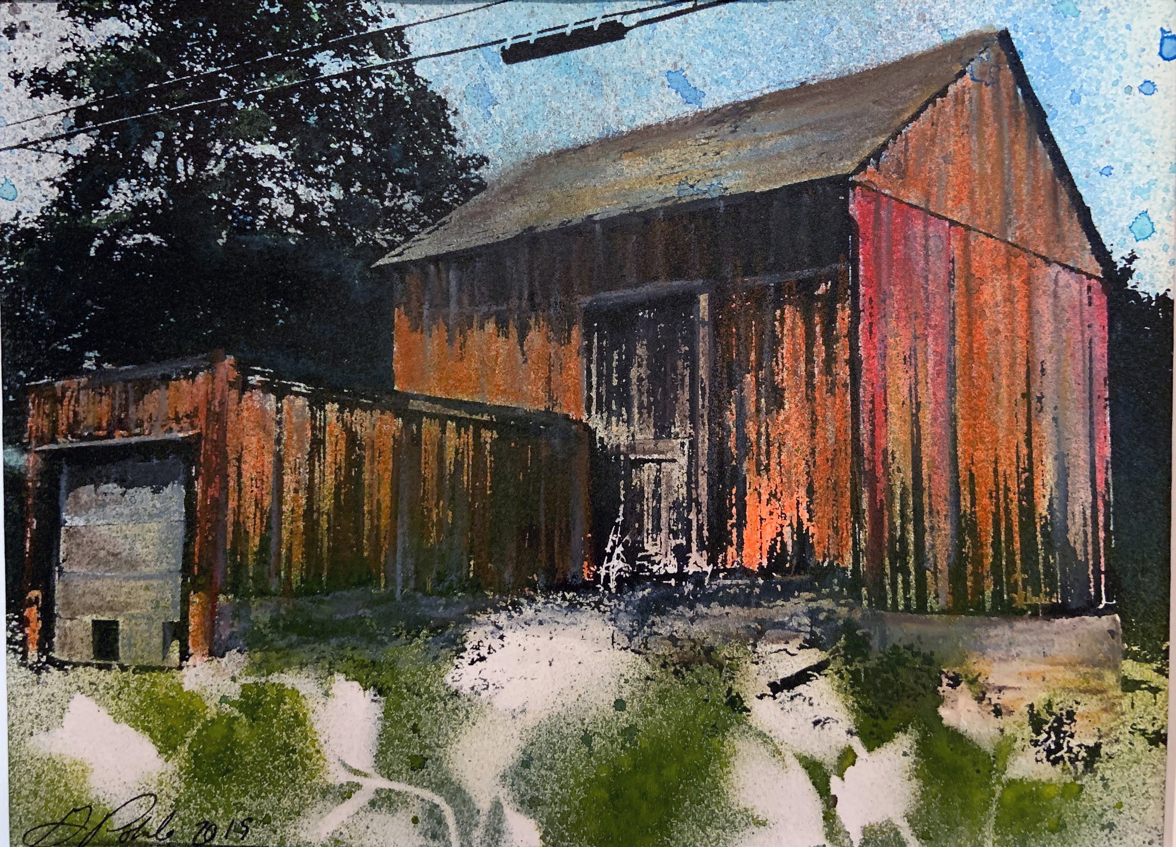 Barn Somewhere in PA (print) by Gillian Pokalo