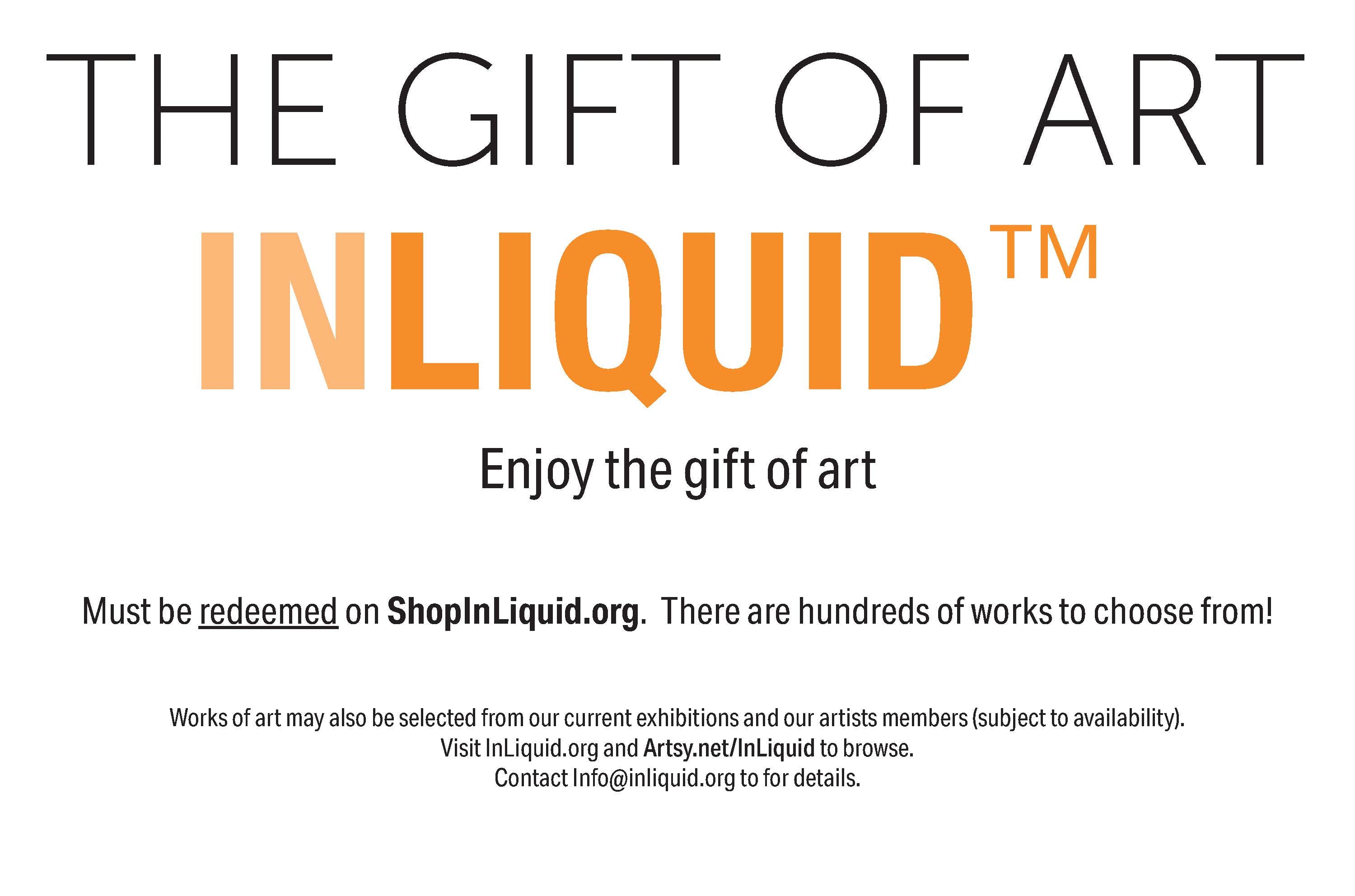 Shop InLiquid Gift Card