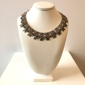 Purple Spotted Necklace