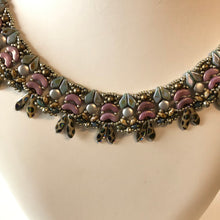 Load image into Gallery viewer, Purple Spotted Necklace
