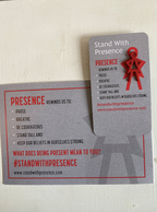 Stand With Presence Pin by Vicki Vinton